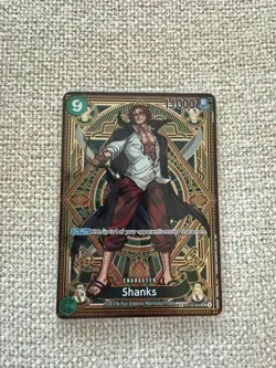 One Piece Shanks (SP) ST16-004 A Fist of Divine Speed Foil NM - Image 1