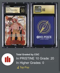 One Piece Gol.D.Roger (Alternate Art) OP09-118 CGC Pristine 10 BL - Image 3