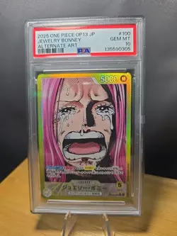 Jewelry Bonney OP13-100 L Parallel Carrying on His Will ONE Japanese PSA 10 - Image 1