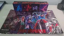 One Piece TCG - 2nd Anniversary Playmat Four Emperors (SEALED) With Box - Image 1