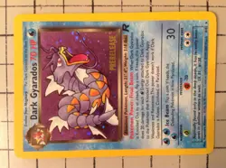 Pokemon TCG Team Rocket Dark Gyarados Prerelease Holographic Rare Card - Image 3