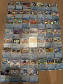 53+ Pokemon Holographic Holo Card Lot Water Energy Type Gyarados More+ - Image 1