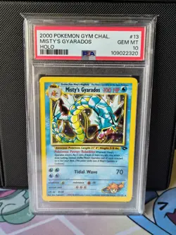 PSA 10 Misty’s Gyarados - 13/132 Gym Challenge - Holographic Pokemon Card - Image 1