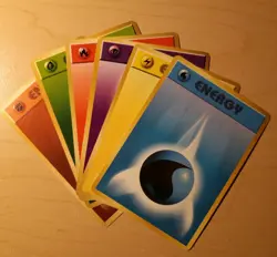 Complete Original Basic Energy Set Japanese Pokemon Cards Base Set 1996 - Image 3