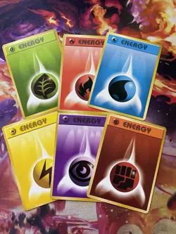 Complete Original Basic Energy Set Japanese Pokemon Cards Base Set 1996 Cards - Image 2