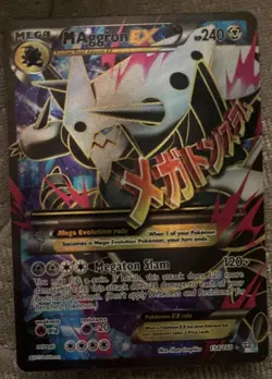 Pokemon TCG: M Aggron EX (154 Full Art) Ultra Rare 154/160 XY Primal Clash - Image 2