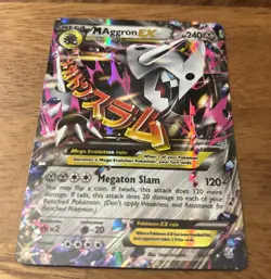 Pokemon M Aggron EX 94/160 XY Primal Clash Mega Holo Ultra Rare 2015 - Image 2