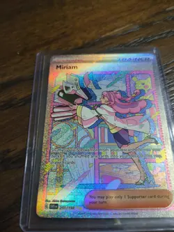 Pokemon TCG Miriam Scarlet & Violet Holo Special Trainer Card 251/198 Base Set - Image 3