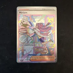 Pokemon TCG Miriam Scarlet & Violet Holo Special Trainer Card 251/198 Base Set - Image 1