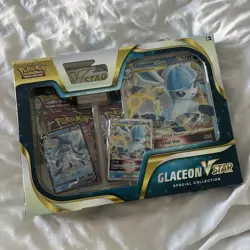 Pokemon TCG - Glaceon V Star Special Collection Boxed Set Trading Cards 2022 - Image 1