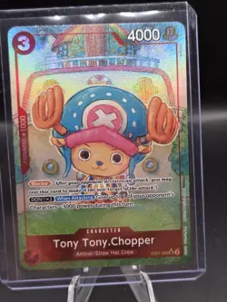 One Piece CCG Tony Tony Chopper (SR) EB01-006 Alt Art Memorial Collection - Image 1