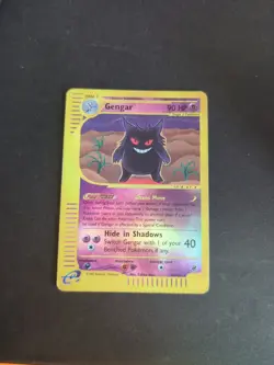 Pokemon TCG Gengar Reverse Holo Card 48/165 Expedition Base Set LP 2002 - Image 1