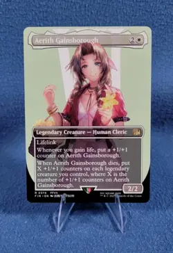 MTG Aerith Gainsborough (Borderless) Final Fantasy Regular #374 - Image 1