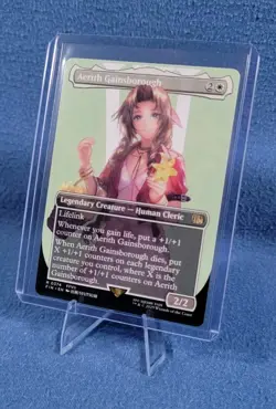 MTG Aerith Gainsborough (Borderless) Final Fantasy Regular #374 - Image 3