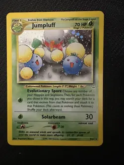 Pokemon Jumpluff Holo Rare TCG Card 9/64 Neo Revelation Unlimited - Image 1