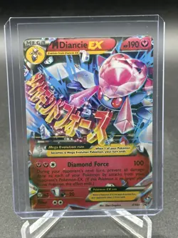 Pokemon TCG M Diancie EX Black Star Promo Card XY44 2015 - Image 1