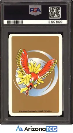 Pokemon 2000 Forretress 205A 5 Diamonds Gold Playing Card Japanese PSA 10 - Image 2