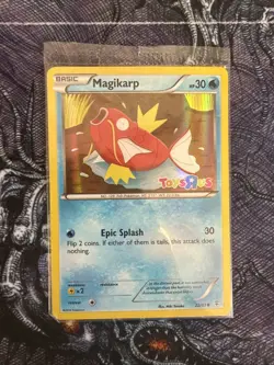 Magikarp Toys R Us Stamp Sealed Promo 22/83 Holo 2016 Pokemon Card NM NIP - Image 1
