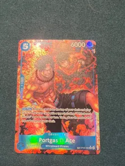 Portgas D Ace OP08-052 Treasure Rare(TR) Royal Blood One Piece Card Game - Image 1