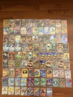 Pokemon Lot IR, SR, UR Near Mint x 96 Cards - Image 1