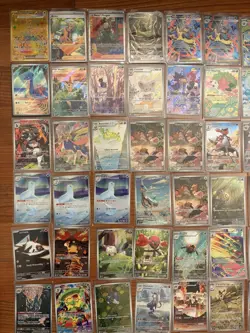 Pokemon Lot IR, SR, UR Near Mint x 96 Cards - Image 2