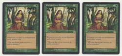 MTG ONSLAUGHT: 3x NM-/LP Enchantress's Presence Magic the Gathering Draw A Card - Image 1