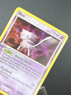 Mew 4/17 POP Series 4 Promo Pokemon Card Holo Foil Rare LP - Image 3