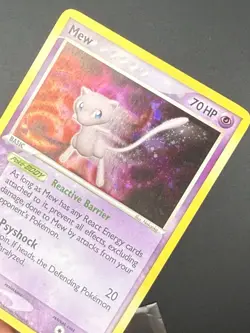 Mew 4/17 POP Series 4 Promo Pokemon Card Holo Foil Rare LP - Image 4