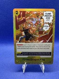 One Piece Card Game The Three Brothers ST13-017 Flame Dragon King Foil English - Image 1