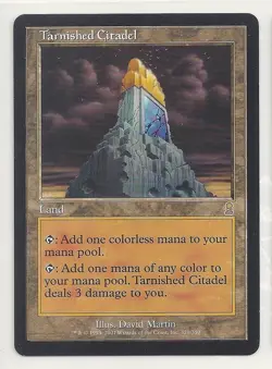 MTG ODYSSEY: 1x NM- Tarnished Citadel Magic the Gathering Card +1 Mana Any Color - Image 1