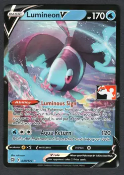 Pokemon Lumineon V Prize Pack Series Cards #040/172 NM - Image 1