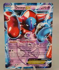 Deoxys EX Team Plasma BW82 Holo Black White Black Star Promo Pokemon TCG Card NM - Image 1