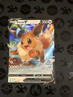 Pokemon TCG Crown Zenith Eevee v Ultra Rare Holo Card 108/159 - Image 1