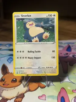 Pokemon Snorlax SWSH032 SWSH: Sword & Shield Promo Cards Holo NM - Image 1