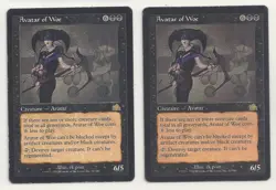 MTG Prophecy 2x MP Avatar of Woe Magic the Gathering Card Destroy Can't Be Block - Image 1