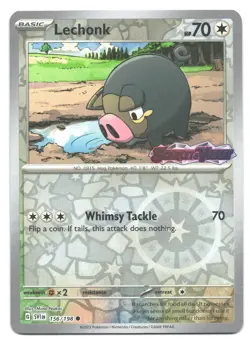 Lechonk 156/198 - Scarlet & Violet - BEST BUY Stamped - Pokemon Card Promo NM - Image 1