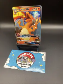 Pokemon TCG Charizard GX Hidden Fates Holo Card 9/68 Mint Condition - Image 2