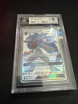 Pokemon Zoroark GX - 77a/73 - Alternate Art Promos (PR) BECKETT 8 Card Slab - Image 1