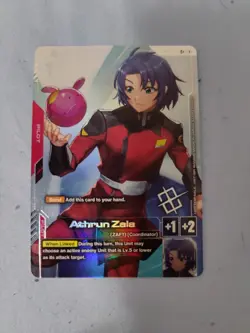 Athrun Zala Alternate Art Winner Foil - ST04-011 C+ NM - Gundam TCG Card Game - Image 2