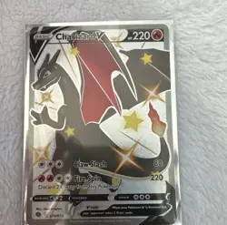 Pokemon Charizard V Secret Rare 79/73 Champions Path Holo Full Art Shiny Card - Image 1
