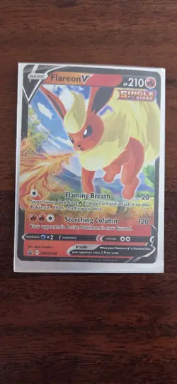 Pokemon TCG Cards Flareon V SWSH149 Black Star Promo Holo NM-M - Image 2