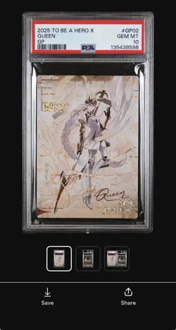 2025 Card.Fun To Be Hero X #GP02 Queen GP PSA 10 POP 1!!! - Image 1