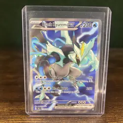 Pokemon TCG Black Kyurem EX Surging Sparks 218/191 Full Art Ultra Rare Holo Card - Image 1