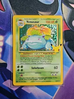 Pokemon TCG Venusaur 15/102 Celebrations 25th Anniversary Card NM - Image 1