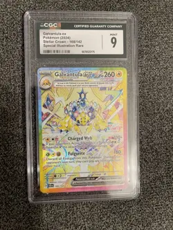 CGC 9 Galvantula EX 168/142 Stellar Crown Secret Illustration Rare Pokemon Card - Image 2