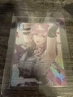 Final Fantasy TCG Lightning Full Art Foil Card 23-037R Hidden Trials NM - Image 1