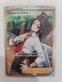 Cheren's Care 168/172 SWSH Brilliant Stars Ultra Rare - Pokemon TCG Card NM - Image 1