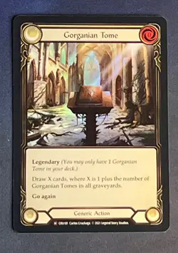 FAB CRU181 Gorganian Tome Generic Action FOIL Majestic Flesh and Blood TCG - Image 1