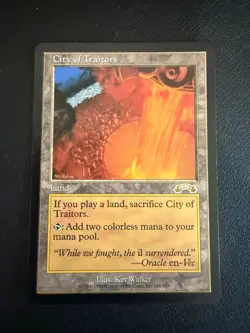 MTG EXODUS: 1x NM/M City of Traitors Magic the Gathering Card +2 Colorless Mana - Image 3