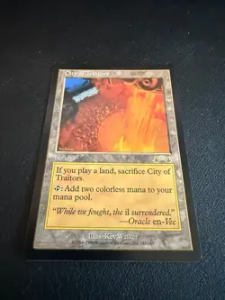 MTG EXODUS: 1x NM/M City of Traitors Magic the Gathering Card +2 Colorless Mana - Image 4